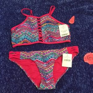 Coral tropics two piece